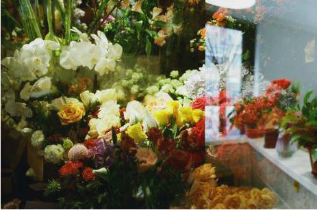 Legal paperwork and flowers